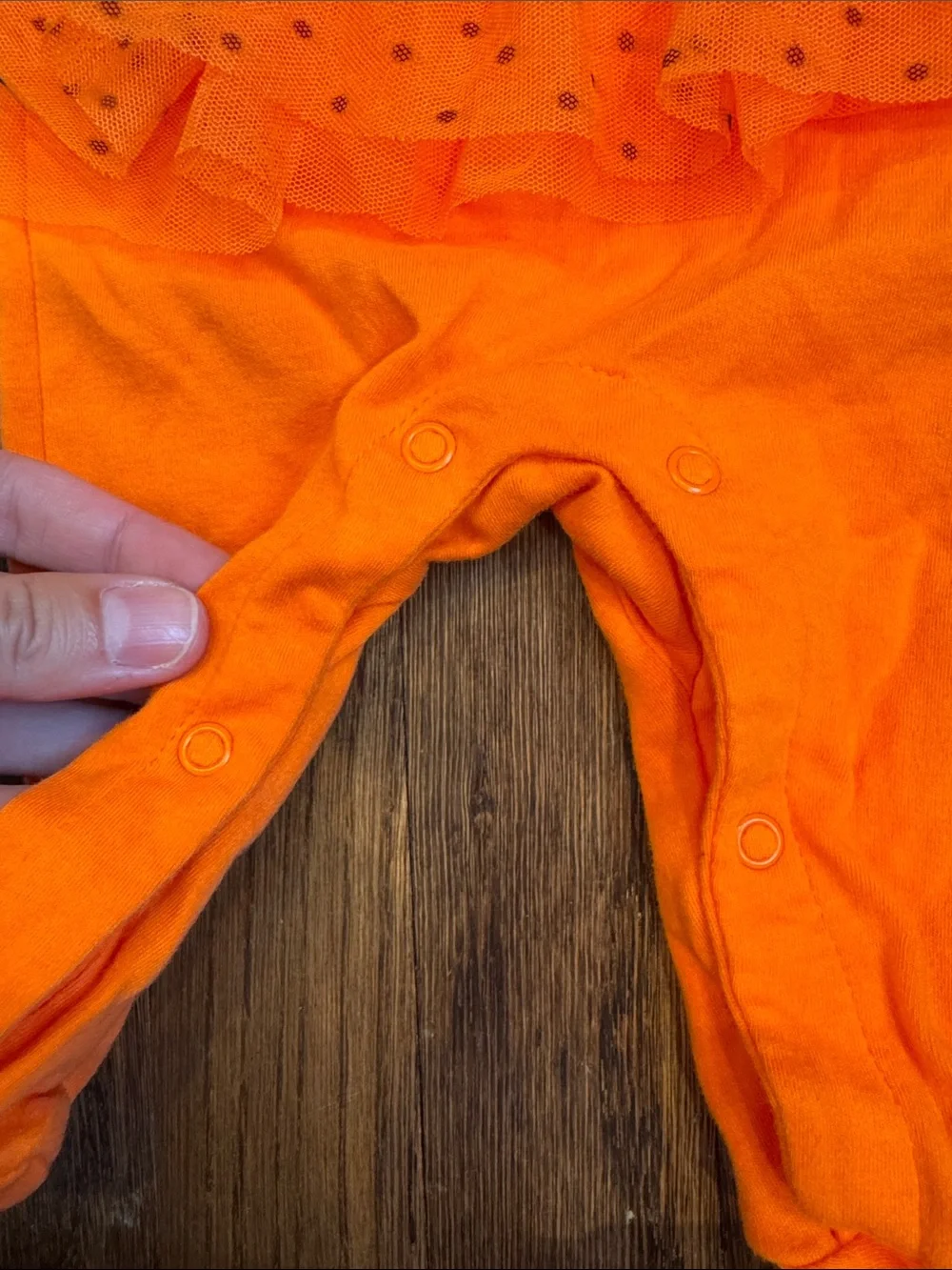 Carter's Orange Pumpkin Tutu One-Piece Costume